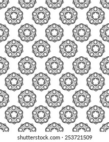 Ornament beautiful pattern with mandala. Geometric circle element made in vector. Perfect cards for any other kind of design, websites, birthday and other holiday. Kaleidoscope,yoga, india, arabic