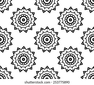 Ornament beautiful pattern with mandala. Geometric circle element made in vector. Perfect cards for any other kind of design, websites, birthday and other holiday. Kaleidoscope,yoga, india, arabic