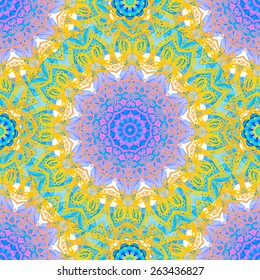 Ornament beautiful pattern with mandala. Geometric circle element made in vector. Perfect cards for any other kind of design, websites, birthday and other holiday. Kaleidoscope,yoga, india, arabic