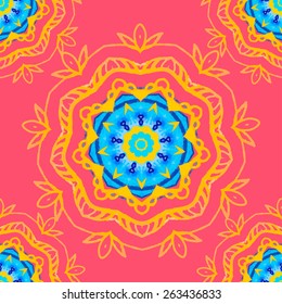 Ornament beautiful pattern with mandala. Geometric circle element made in vector. Perfect cards for any other kind of design, websites, birthday and other holiday. Kaleidoscope,yoga, india, arabic