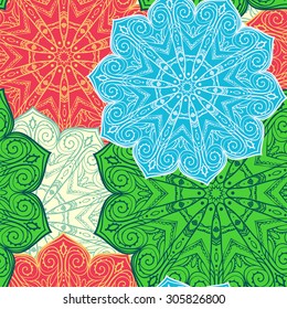 Ornament beautiful pattern with mandala. Geometric circle element made in vector. Perfect cards for any other kind of design, websites, birthday and other holiday. Kaleidoscope,yoga, India, arabic