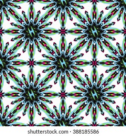 Ornament beautiful pattern with mandala. vector illustration