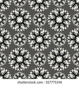 Ornament beautiful seamless pattern with mandala. vector illustration 
