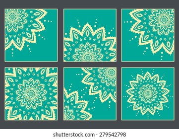 Ornament black white card with mandala. Geometric circle element made in vector. Perfect  cards for any other kind of design, birthday and other holiday, kaleidoscope,  medallion, yoga, india, arabic
