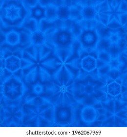 Ornament blue background with modern shape