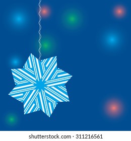 Ornament with bokeh background