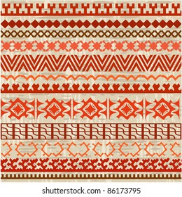 ornament border background of northern peoples