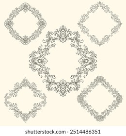 Ornament Border Vintage Element Collections