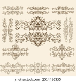 Ornament Border Vintage Element Collections