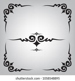Ornament  Borders  Frames Corner  Vector