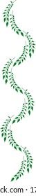 ornament of branches with leaves