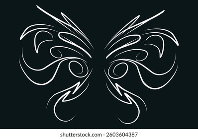 ornament butterfly design vector illustration