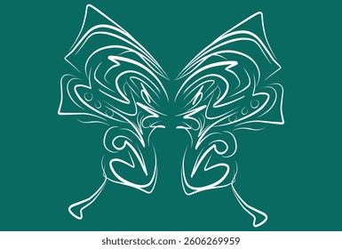 ornament butterfly design vector illustration