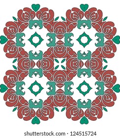 Ornament card, abstract, backgrounds
