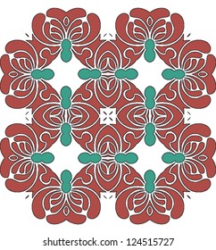 Ornament card, abstract, backgrounds