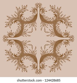 Ornament card, backgrounds