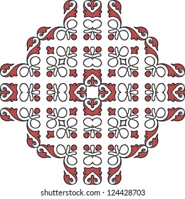 Ornament card, backgrounds