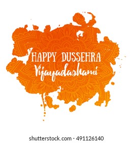 Ornament card with of Maa Durga. Illustration of Happy Navratri. Happy Maha Shivaratri happy dussehra