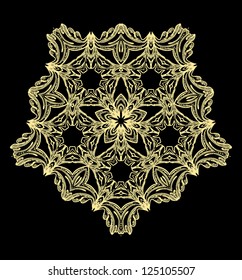 Ornament card, vintage, pattern