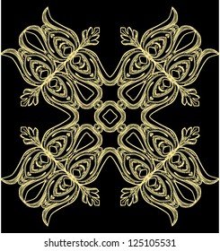 Ornament card, vintage, pattern
