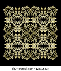 Ornament card, vintage, pattern