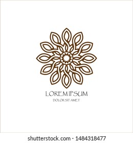 Ornament Circle logo Vector under architecture, grille designs, jali patterns, illustration, patt
