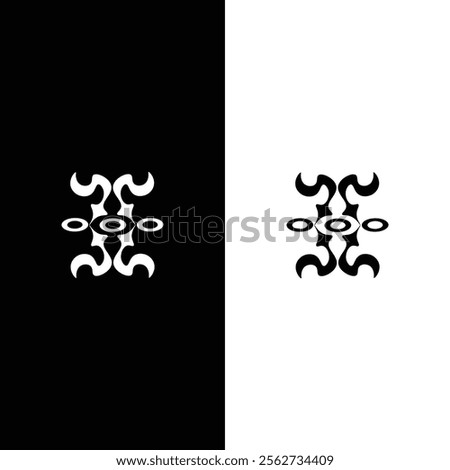 Ornament collection with black style. Black Damask Designs and Decorative Frames. Ornate Black Damask Symbols on White Background, Classic Vintage Elements, Tattoo Art, Logo. Vector Illustration.