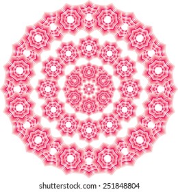 ornament from color polygons
