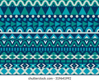 Ornament colorful ethnic. Geometric design pattern