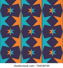 Ornament colorful pattern vector background tile design