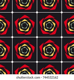 Ornament colorful pattern vector background tile design
