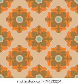 Ornament colorful pattern vector background tile design