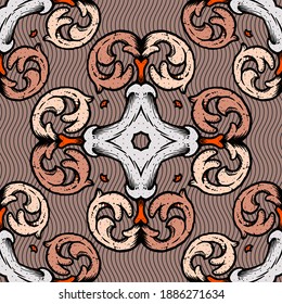 Ornament colorful pattern vector tile