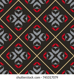 Ornament colorful pattern vector tile background design