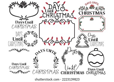 Ornament Countdown Christmas, Christmas Countdown Days Until Christmas Chalkboard