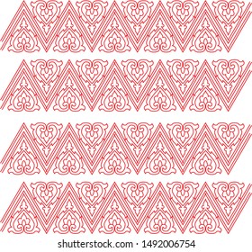 ornament decor art vector line 