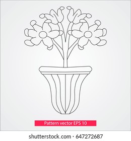 Ornament and decor, design elements. Decoration of the page. Vector illustration. Isolated on white background.
