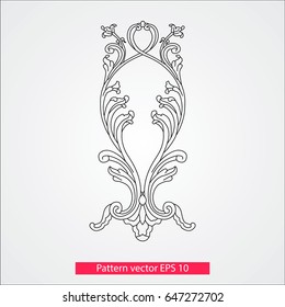 Ornament and decor, design elements. Decoration of the page. Vector illustration. Isolated on white background.