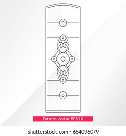 Ornament and decor, design elements. Decoration of the page. Vector illustration. Isolated on light background