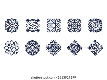 Ornament Decoration Element Vector Set