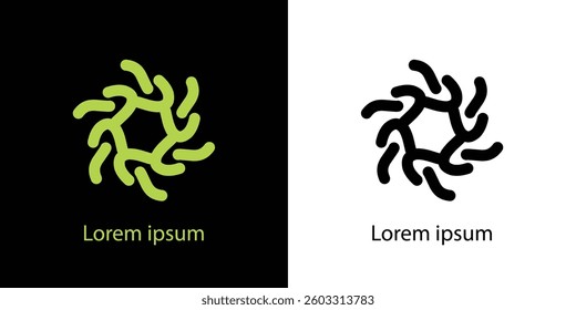 ornament design logo abstract natural simple concept.eps