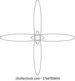 Material vectorial del logotipo de diseño de ornamentos