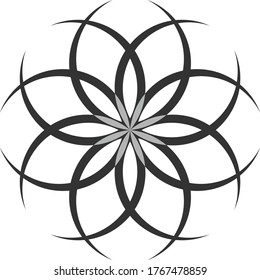 Ornament design logo vector stock
