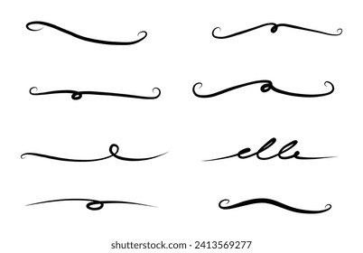Ornament divider collection in black colour