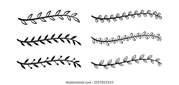 Ornament divider collection element set. Element icon set. Decorative design elements, vector illustration EPS 10