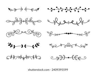 Ornament divider collection set element	
