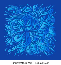 Ornament doodle vector abstract pattern drawing illustration