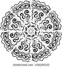 Ornament elegant decoration element design