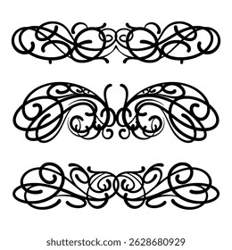 Ornament element decorative frame background 