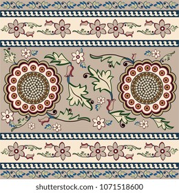 Ornament Element Design. eometric ornament for ceramics, wallpaper, textile, web, cards. Ethnic pattern. Border ornament. Egyptian style